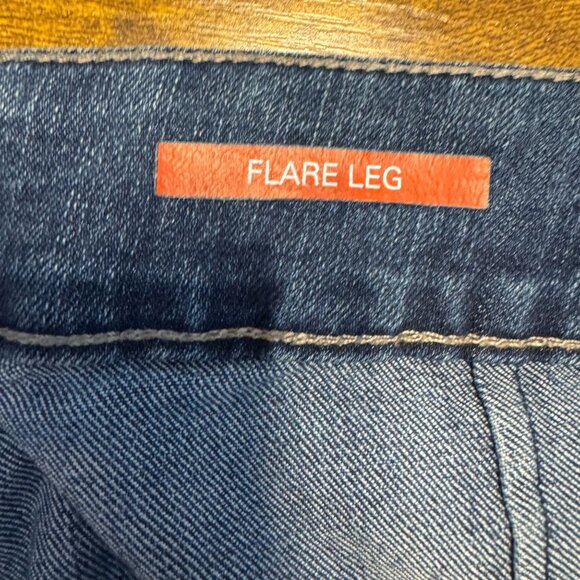 Style‎ Co Jeans Y2K Flare Leg Denim Womens Size 16 Chore Pocket Mid Rise Stretch - Picture 6 of 8